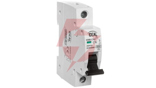 Wyłącznik nadprądowy 1P C 16A 6kA AC KMB6-C16/1 VDE 23143
