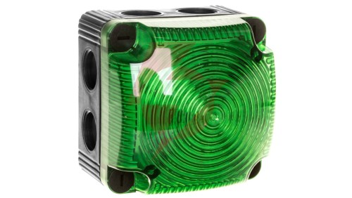 Sygnalizator ostrzegawczy zielony 24V DC LED stały IP66 853.200.55