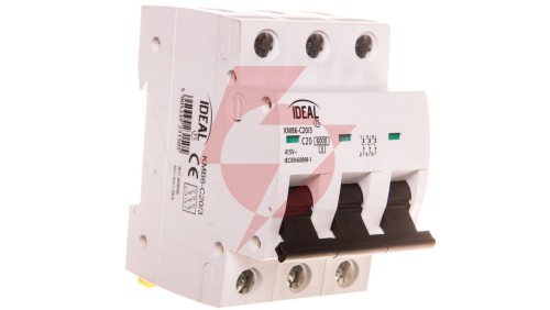 Wyłącznik nadprądowy 3P C 20A 6kA AC KMB6-C20/3 VDE 23150