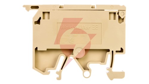 Złączka szynowa bezpiecznikowa 2-przewodowa 4mm2 G 5x20mm beżowa ASK 1/EN 0474560000