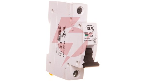 Wyłącznik nadprądowy 1P C 25A 6kA AC KMB6-C25/1 VDE 23151