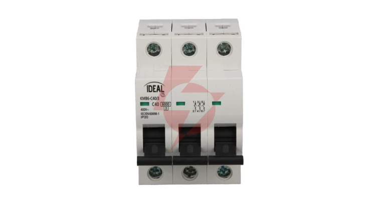 Wyłącznik nadprądowy 3P C 40A 6kA AC KMB6-C40/3 VDE 23165