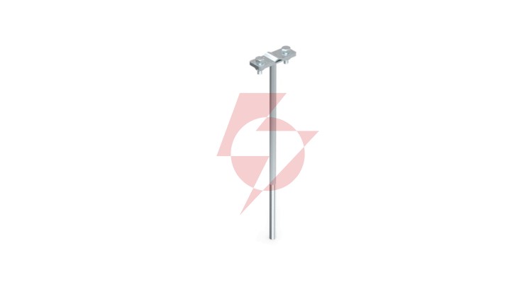 Uchwyt dystansowy do drutu odgromowego L-250 z gwintem 24.2/GW OC /92401201/