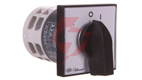 Łącznik krzywkowy 0-1 3P 12A IP65 Łuk E12-12 z płytką 921201