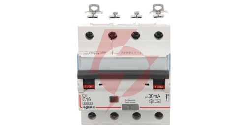 Wyłącznik różnicowo-nadprądowy 4P 16A C 0,03A typ AC P314 DX3 411186