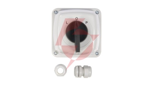 Łącznik krzywkowy L-0-P 3P 25A IP44 Łuk 25-43 w obudowie 922529