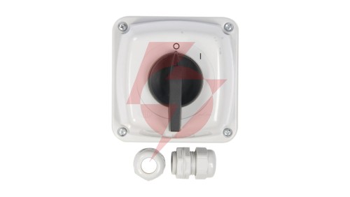 Łącznik krzywkowy 0-1 3P 40A IP44 Łuk 40-13 w obudowie 924005