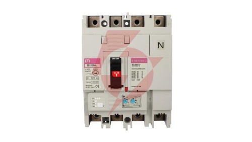 Wyłącznik kompaktowy 4P 125A 25kA /wyzwalacz termo-magnetyczny/ EB2 125/4L 004671032