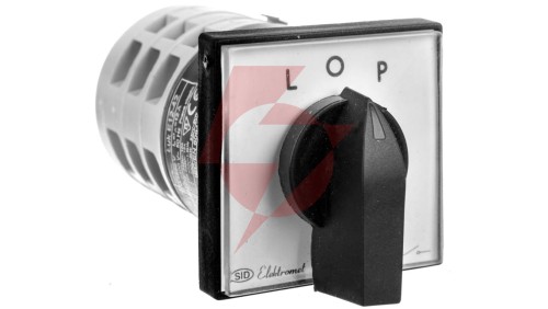 Łącznik krzywkowy L-0-P 3P 12A IP65 Łuk E12-42 z płytką 921202