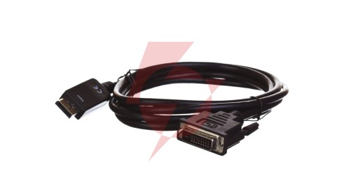 Kabel adapter DisplayPort 1.2 Typ DP/DVI-D(24+1), M/M czarny 2m