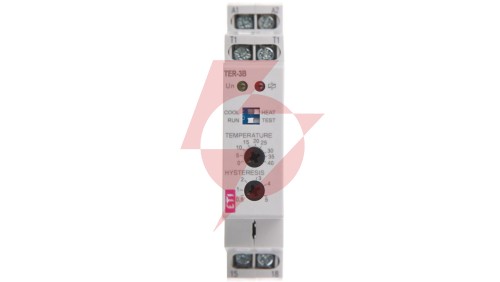 Termostat analogowy 0-40 stopni 1P 16A 24-230V AC/DC TER-3B 002471813