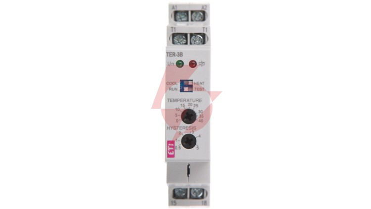Termostat analogowy 0-40 stopni 1P 16A 24-230V AC/DC TER-3B 002471813