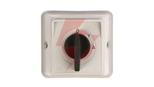 Łącznik krzywkowy gwiazda-trójkąt 3P 63A IP44 ŁK 63-23 w obudowie 926323