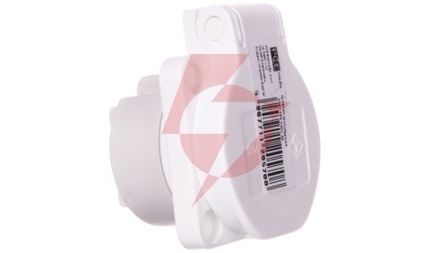 Gniazdo tablicowe 10/16A 2P+Z 230V białe IP54 104-0w