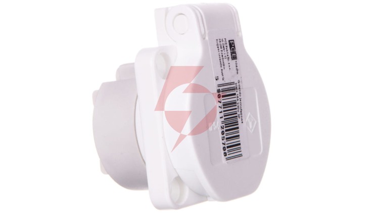 Gniazdo tablicowe 10/16A 2P+Z 230V białe IP54 104-0w