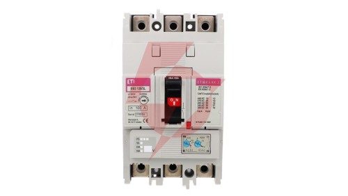 Wyłącznik kompaktowy 3P 100A 25kA /wyzwalacz termo-magnetyczny/ EB2 125/3L 004671025