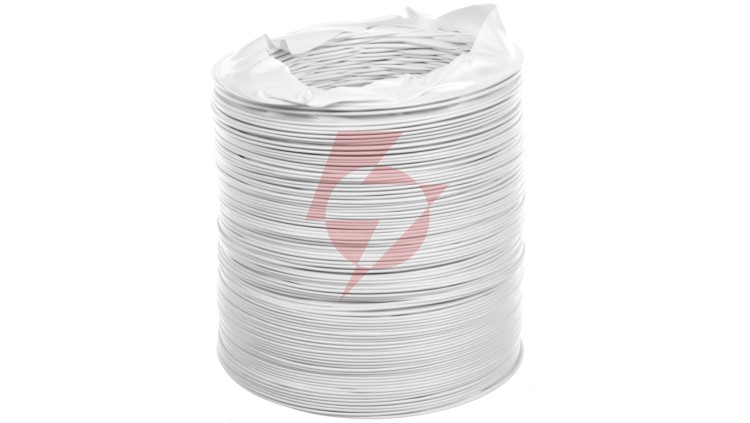 Kanał okrągły elastyczny PCV fi 100mm biały WP363 /3m/