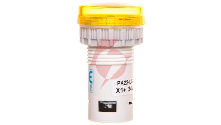 Lampka kompaktowa żółta PK22-LG-24-LED AC/DC