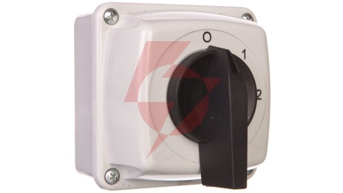 Łącznik krzywkowy 0-1-2-3 3P 25A IP44 z płytką Łuk E25-63 952562