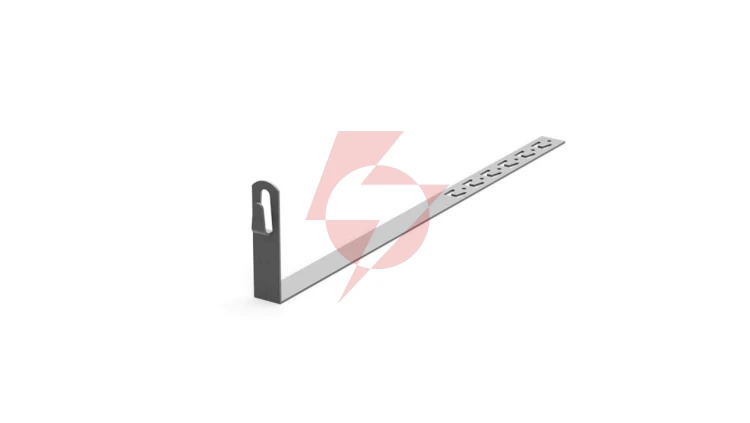 Uchwyt pod dachówkę L-450mm H-100mm ocynk z zaczepami 10.4.1/Z OG /91002902/