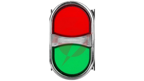 Przycisk sterowniczy dwuklawiszowy, niestabilny, kryty, 1NO+1NC, czerwono-zielony T0-B102K20KY
