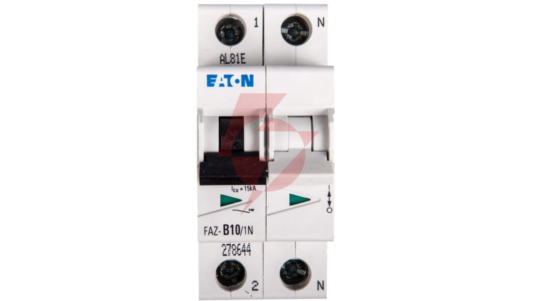 Wyłącznik nadprądowy 1+N B 10A 15kA AC FAZ B10/1N 278644