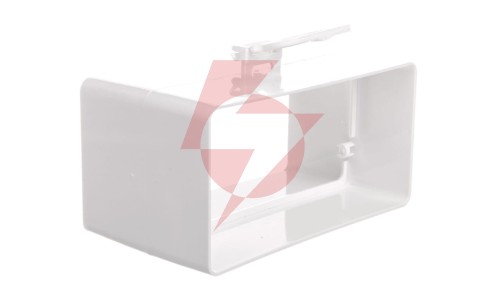 Łącznik kanału płaskiego 55x110mm biały KP55-21