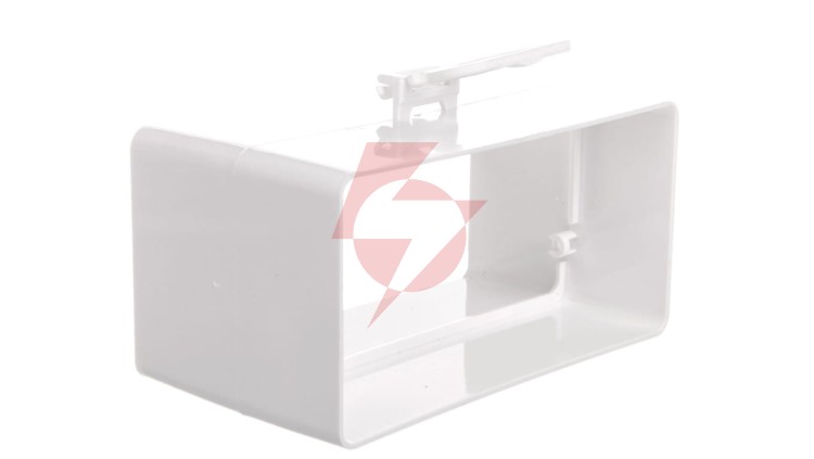 Łącznik kanału płaskiego 55x110mm biały KP55-21