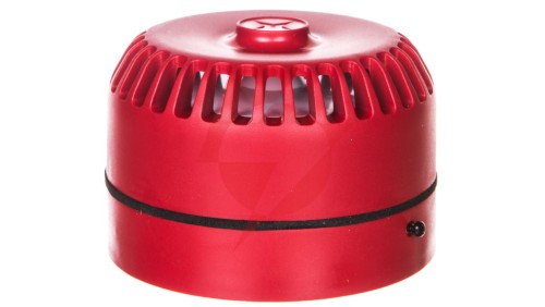 Sygnalizator akustyczny ROLP 9-28VDC 102dB czerwony płytki 32 tony CNBOP ROLP/SV/R/S 540501FULL-0389X