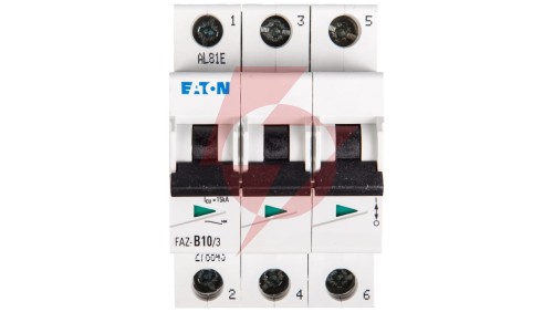 Wyłącznik nadprądowy 3P B 10A 15kA AC FAZ B10/3 278843