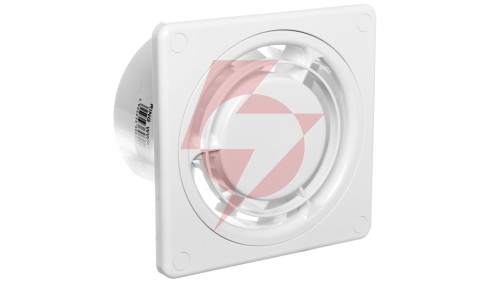 Wentylator wyciągowy fi 100 8W 72m3/h 230V IPX4 biały RING E0007848 WWR100