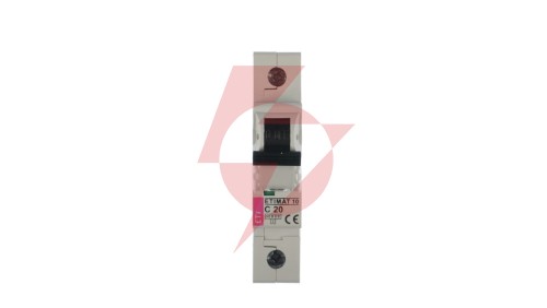 Wyłącznik nadprądowy 1P C 20A 10kA AC ETIMAT10 002131717