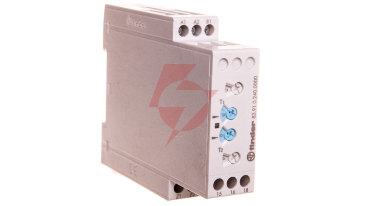 Przekaźnik czasowy 1P 16A 24-240V AC/DC 0,05s-10dni jednofunkcyjny LI, LE, PI, PE 250V 83.91.0.240.0000