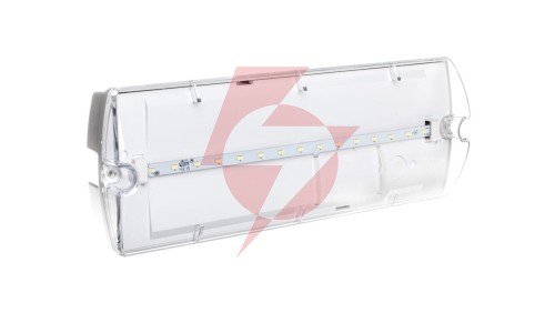 Oprawa awaryjna HELIOS IP65 ECO LED 3,2W 320lm 3m 1h jednozadaniowa PT HWM/3,2W/E/1/SE/PT/TR