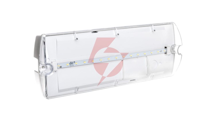 Oprawa awaryjna HELIOS IP65 ECO LED 3,2W 320lm 3m 1h jednozadaniowa PT HWM/3,2W/E/1/SE/PT/TR