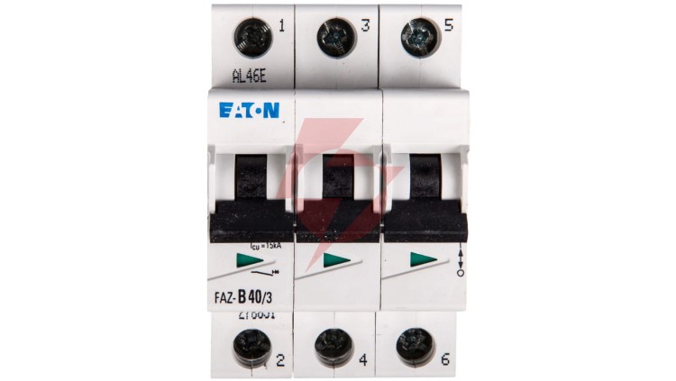 Wyłącznik nadprądowy 3P B 40A 15kA AC FAZ B40/3 278851