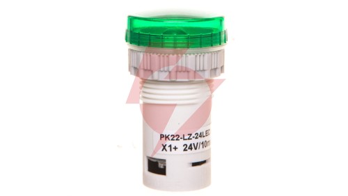 Lampka kompaktowa zielona PK22-LZ-24-LED AC/DC