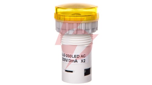 Lampka kompaktowa żółta PK22-LG-230-LED-AC