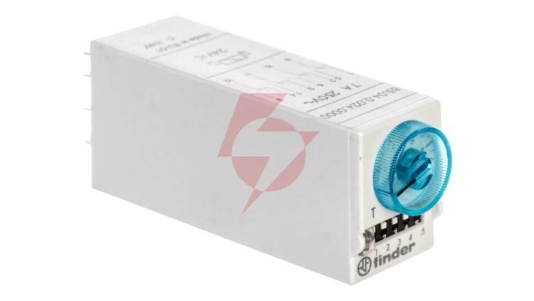 Przekaźnik czasowy 4P 7A 24V AC/DC, wielofunkcyjny AI, DI, SW, GI 85.04.0.024.0000
