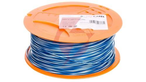 Przewód instalacyjny X05V-K 0,75 ciemnoniebieski/biały 4512922S /250m/
