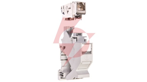 Adapter z gniazdem RJ45 kat.6A na szynę DIN TH35 EPIC DATA HS RJ45 F 10G A 21700613