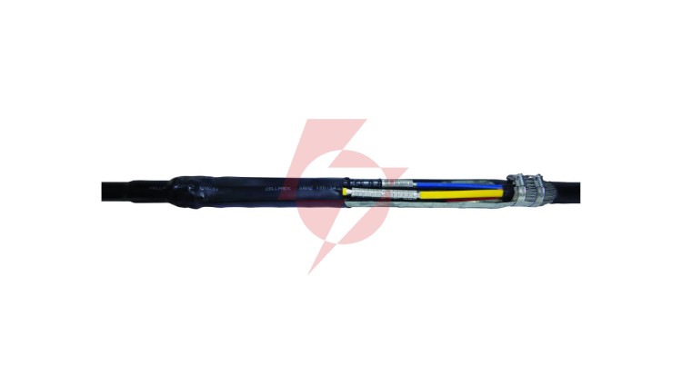 Mufa przelotowa do kabli trakcyjnych 1-żyłowych, ze złączką prasowaną Al, 3,6/6(7,2)kV, SMHA1 500 VP MS6, 427192