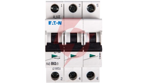Wyłącznik nadprądowy 3P B 63A 15kA AC FAZ B63/3 278853