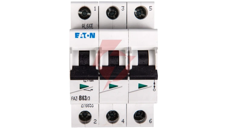 Wyłącznik nadprądowy 3P B 63A 15kA AC FAZ B63/3 278853