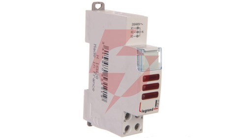 Lampka modułowa 3-fazowa czerwona LED 230/400V L434 412933