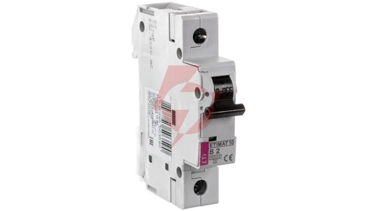 Wyłącznik nadprądowy 1P B 2A 10kA AC ETIMAT10 002121710