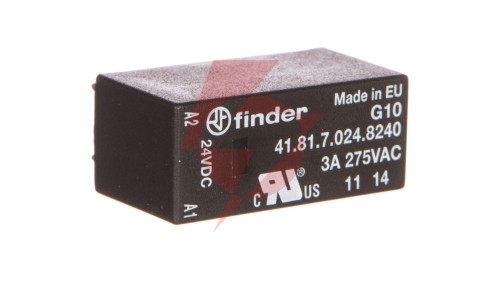 Przekaźnik miniaturowy 24V DC wej. 3A 240V AC wyj. SSR do płytki drukowanej i gniazd serii 95.x5.x/93.x2 41.81.7.024.8240
