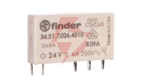 Przekaźnik 1P 6A 24V DC styk AgSnO2 34.51.7.024.4010