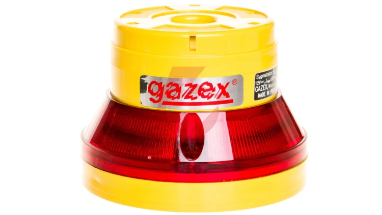 Sygnalizator optyczno-akustyczny 12V DC pulsacyjny LED czerwony 105/70dB IP54 SL-32