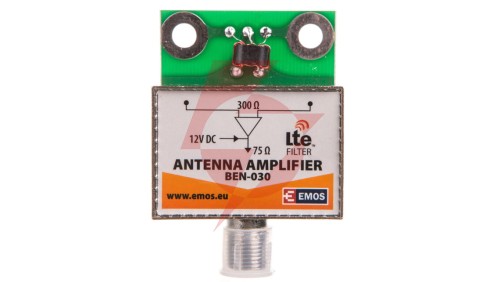 Wzmacniacz antenowy 30dB VHF/UHF J5803